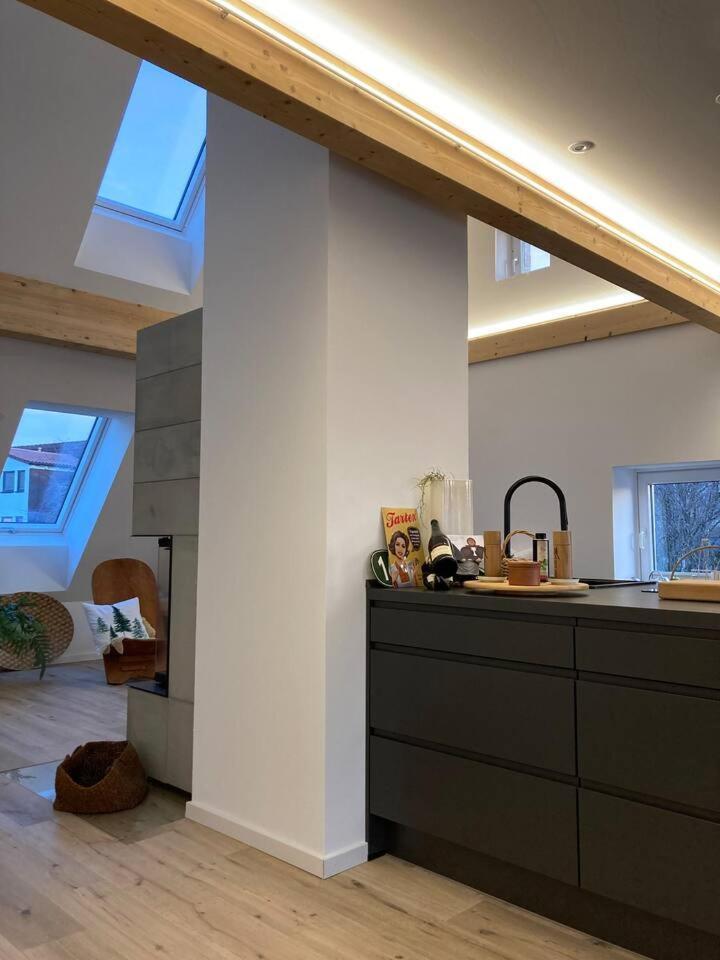 Neues Penthouse-Loft Mit Konuskarte Fuer Gratis Oepnv Apartment Ehrenkirchen Exterior photo